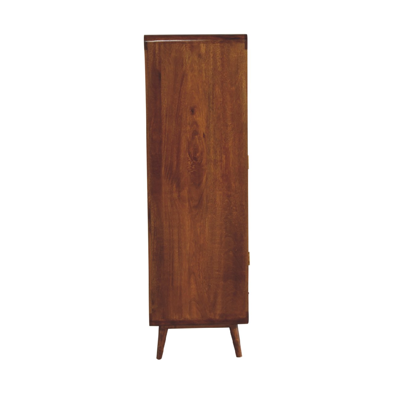 Artisan - Curved Wardrobe in Chestnut