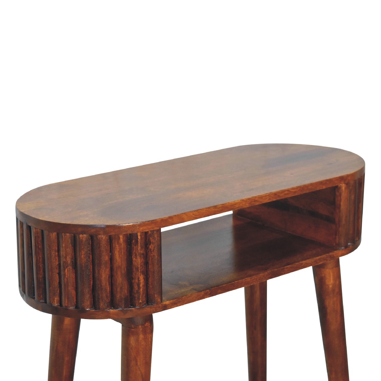 Artisan Stripe Writing Desk - Chestnut