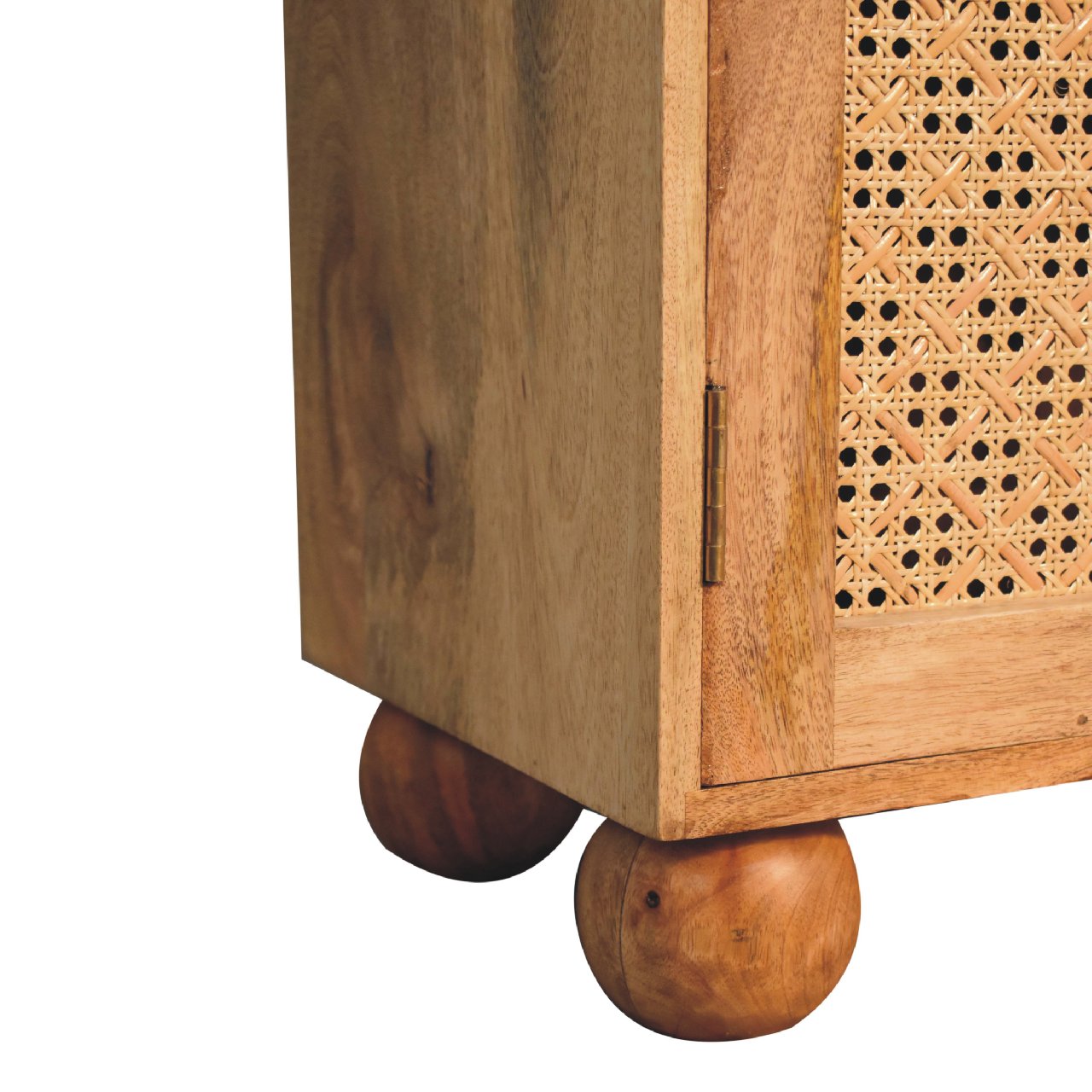 Artisan - Rattan Ball Cabinet in Oak-Ish