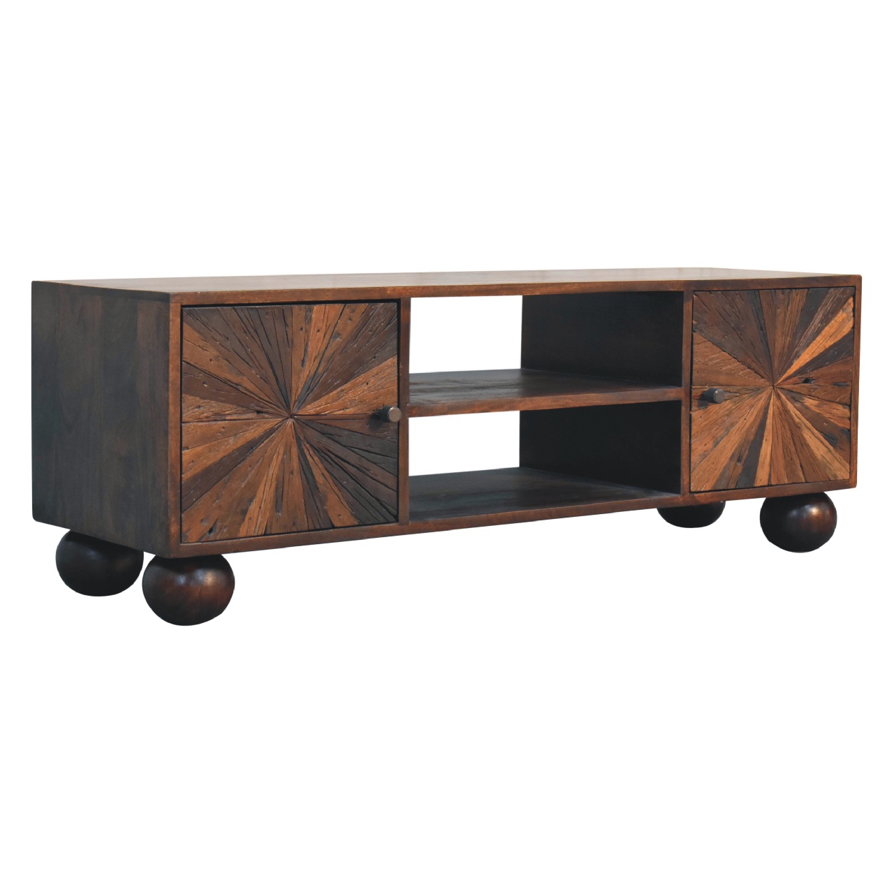 Artisan - Sunrise Ball TV Unit in Walnut