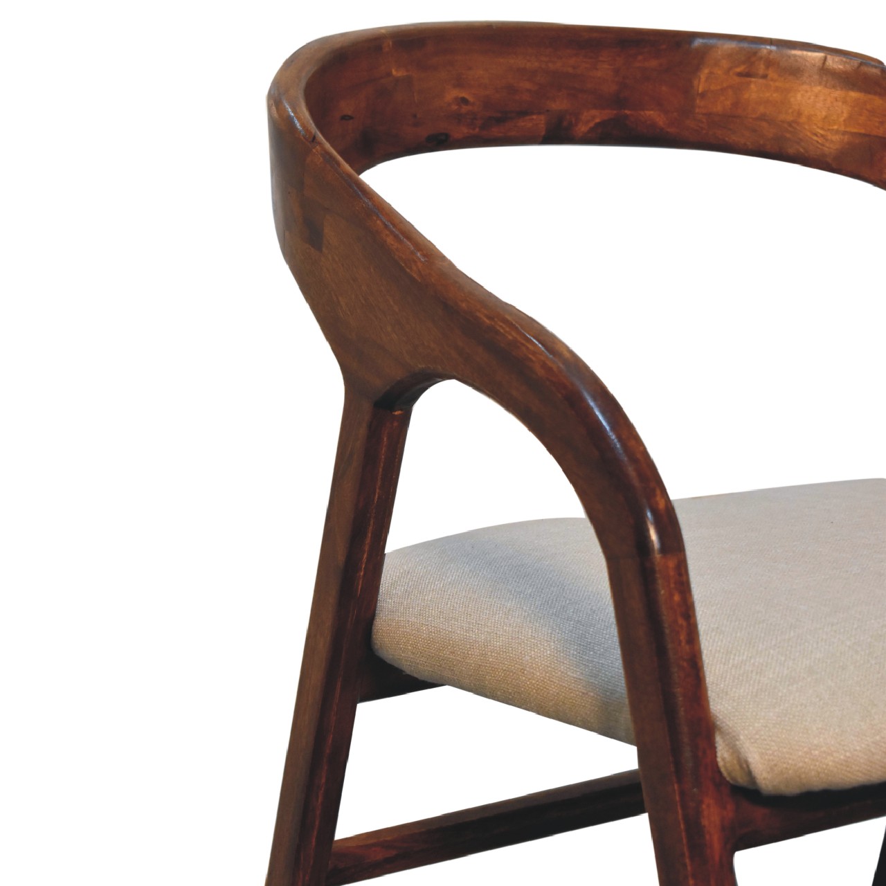 Artisan™ Deco Chair - Chestnut, Linen