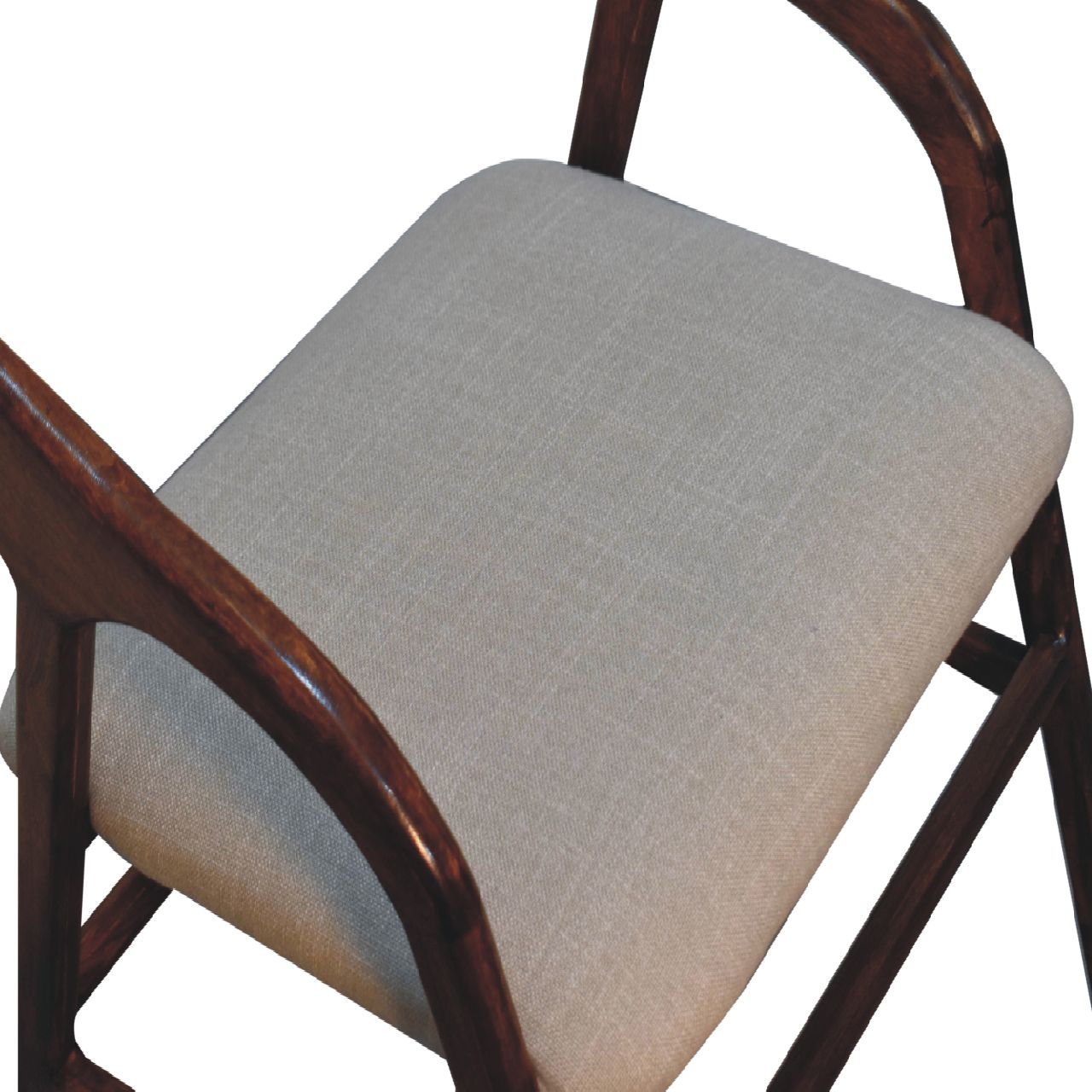 Artisan™ Deco Chair - Chestnut, Linen