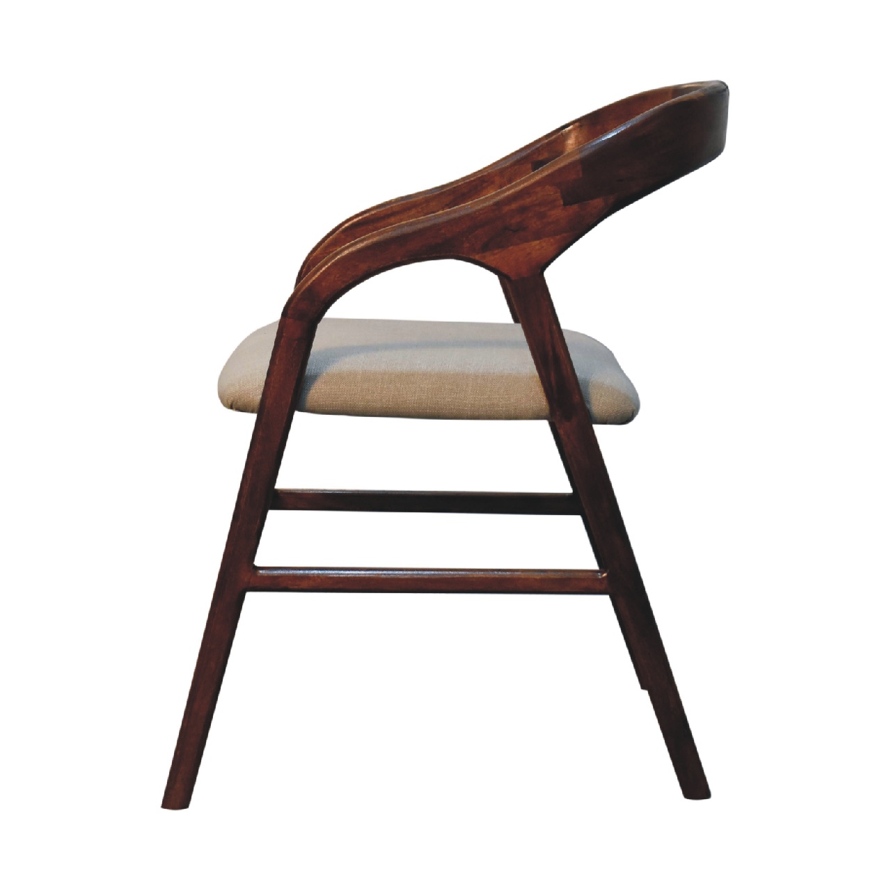 Artisan™ Deco Chair - Chestnut, Linen