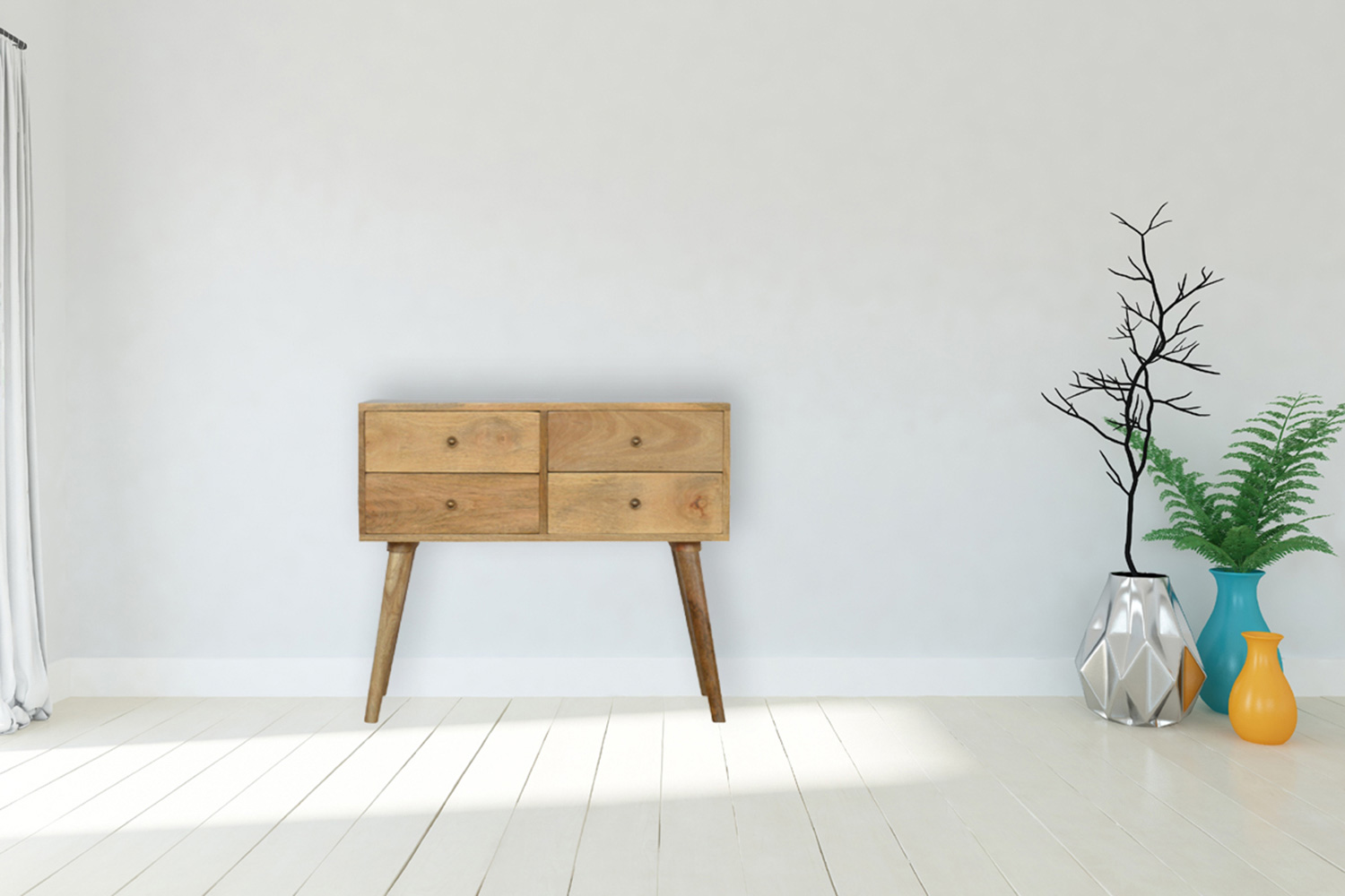 Artisan - Nordic Style Console Table with 4 Drawers