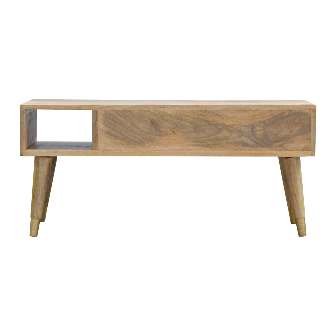 Artisan - Gold Inlay Media Unit in Oak-Ish