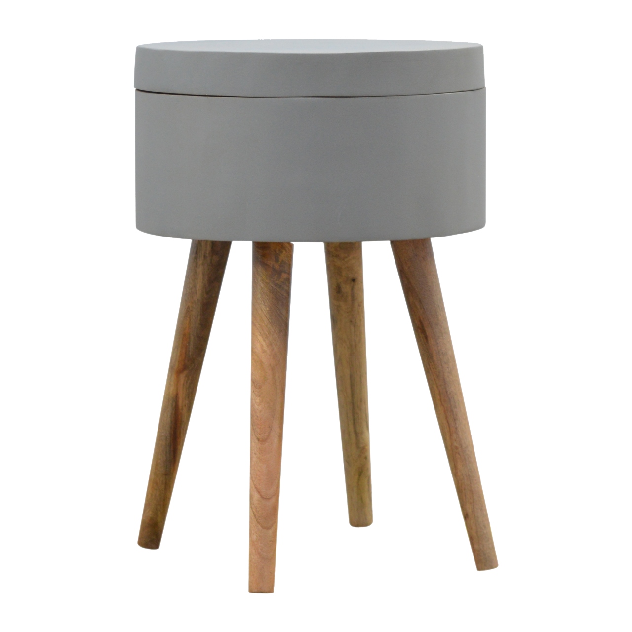 Artisan - Painted End Table in Gray