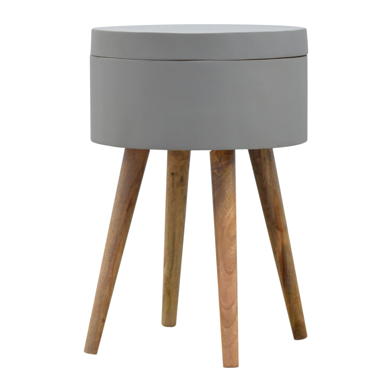 Artisan - Painted End Table in Gray