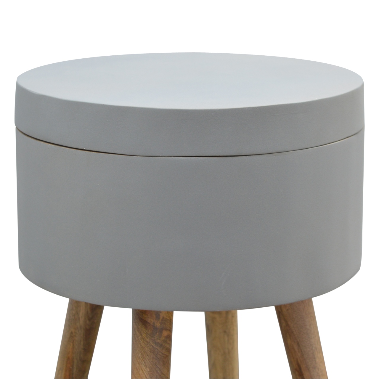 Artisan - Painted End Table in Gray