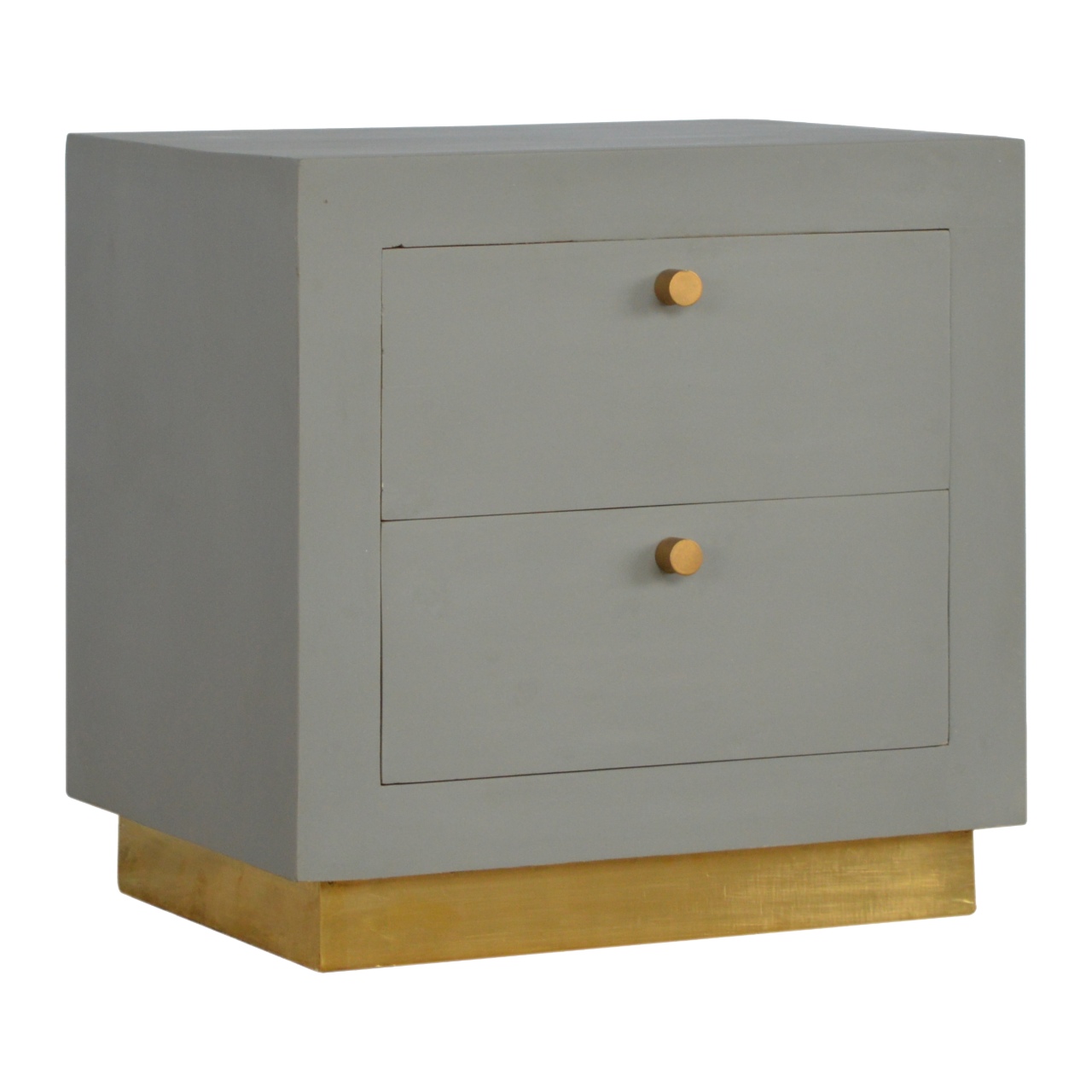 Artisan - Cement Nightstand in Sleek