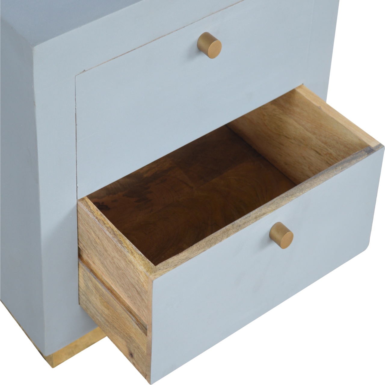 Artisan - Cement Nightstand in Sleek