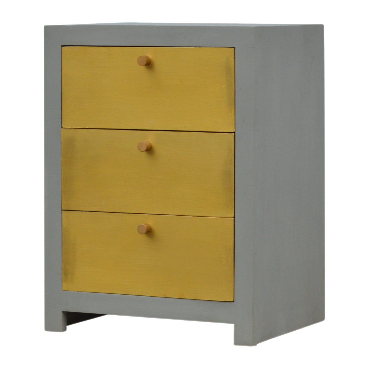 Artisan - Cement Nightstand in Gold