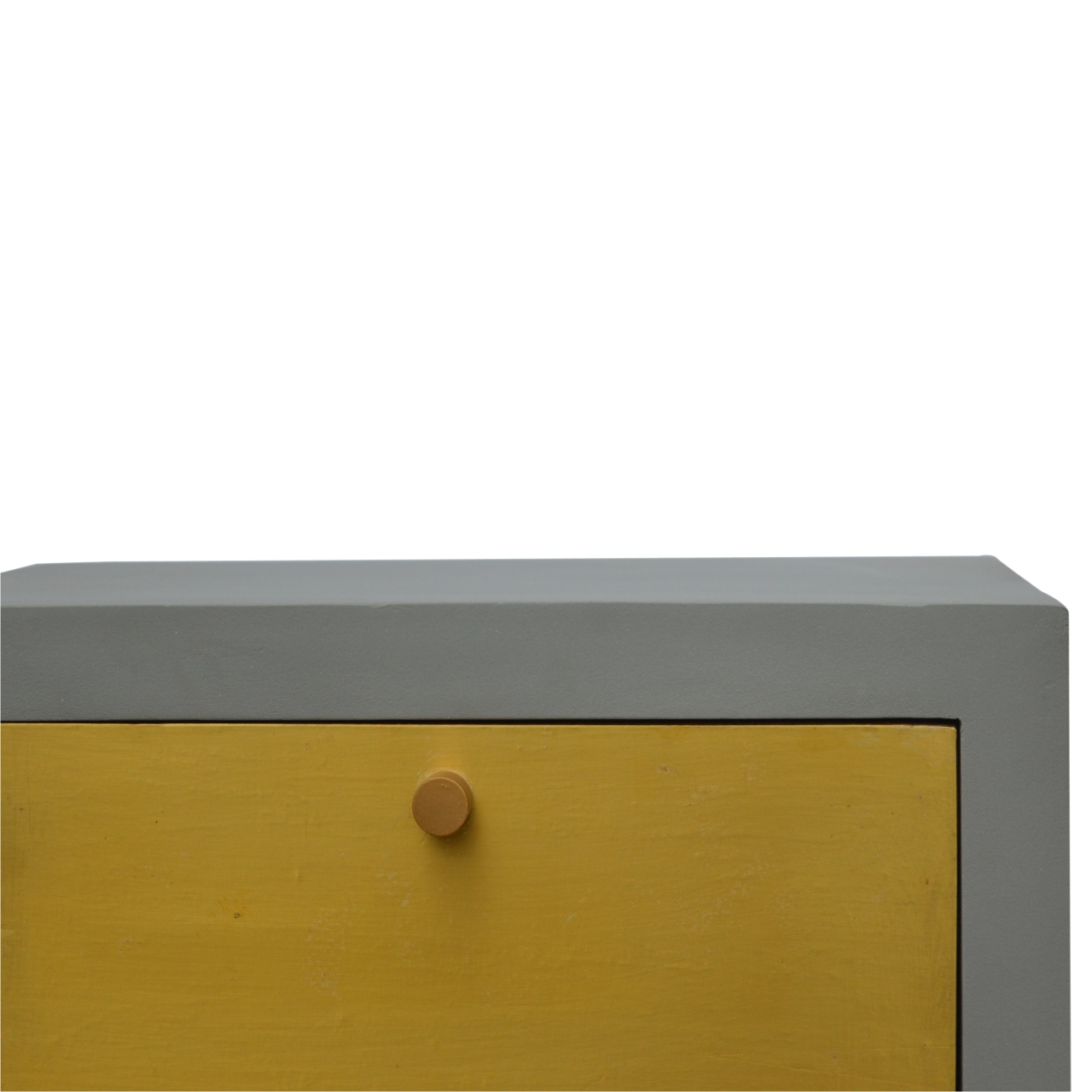 Artisan - Cement Nightstand in Gold