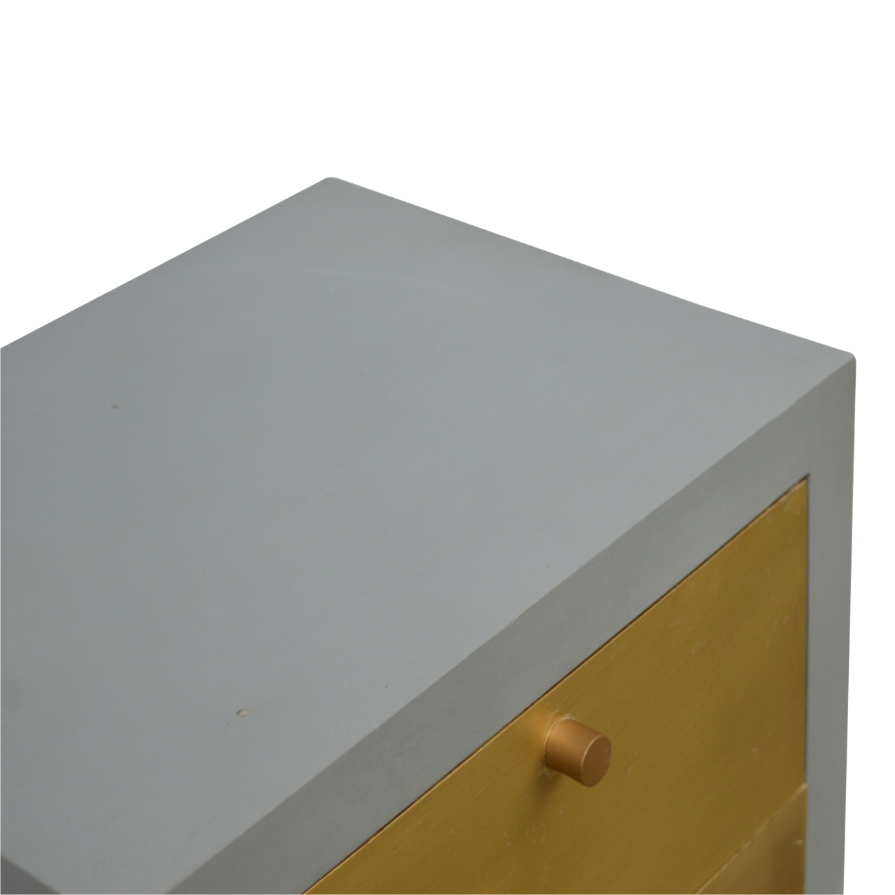 Artisan - Cement Nightstand in Gold