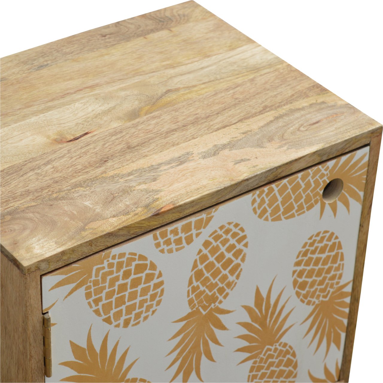 Artisan - Pineapple Screen Print Nightstand