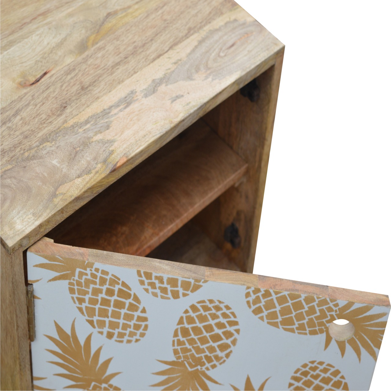 Artisan - Pineapple Screen Print Nightstand