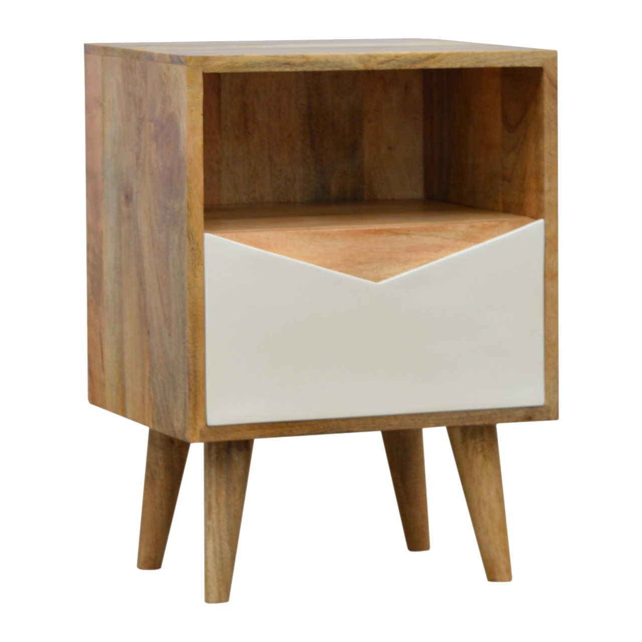 Artisan - Envelope Nightstand in White