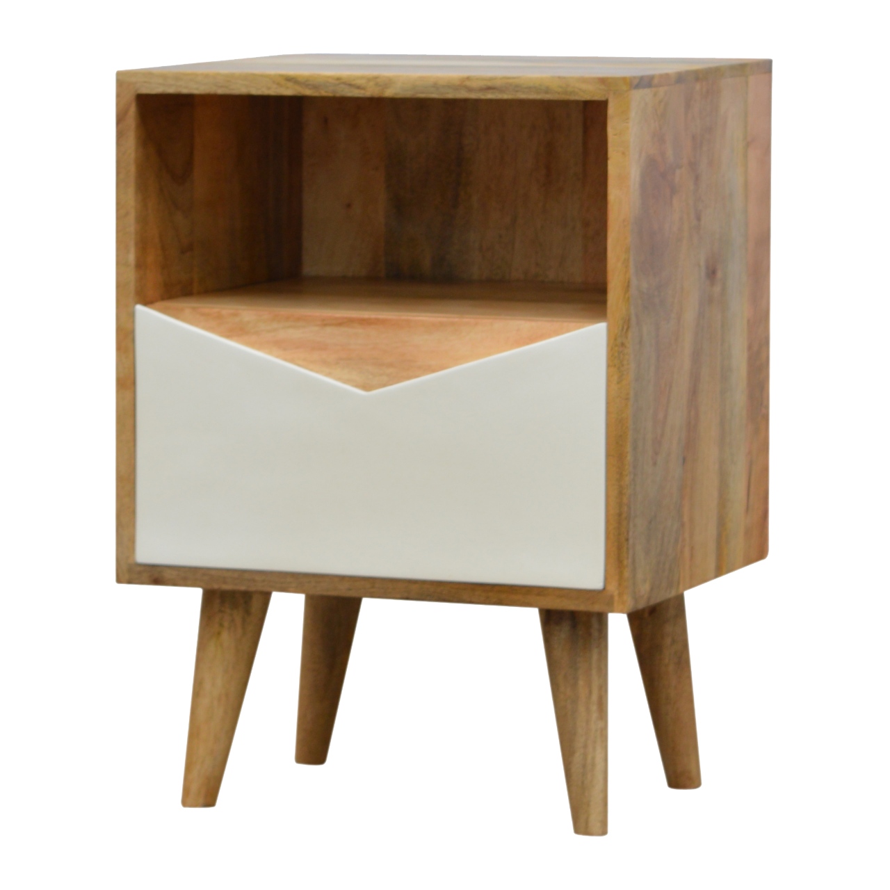 Artisan - Envelope Nightstand in White