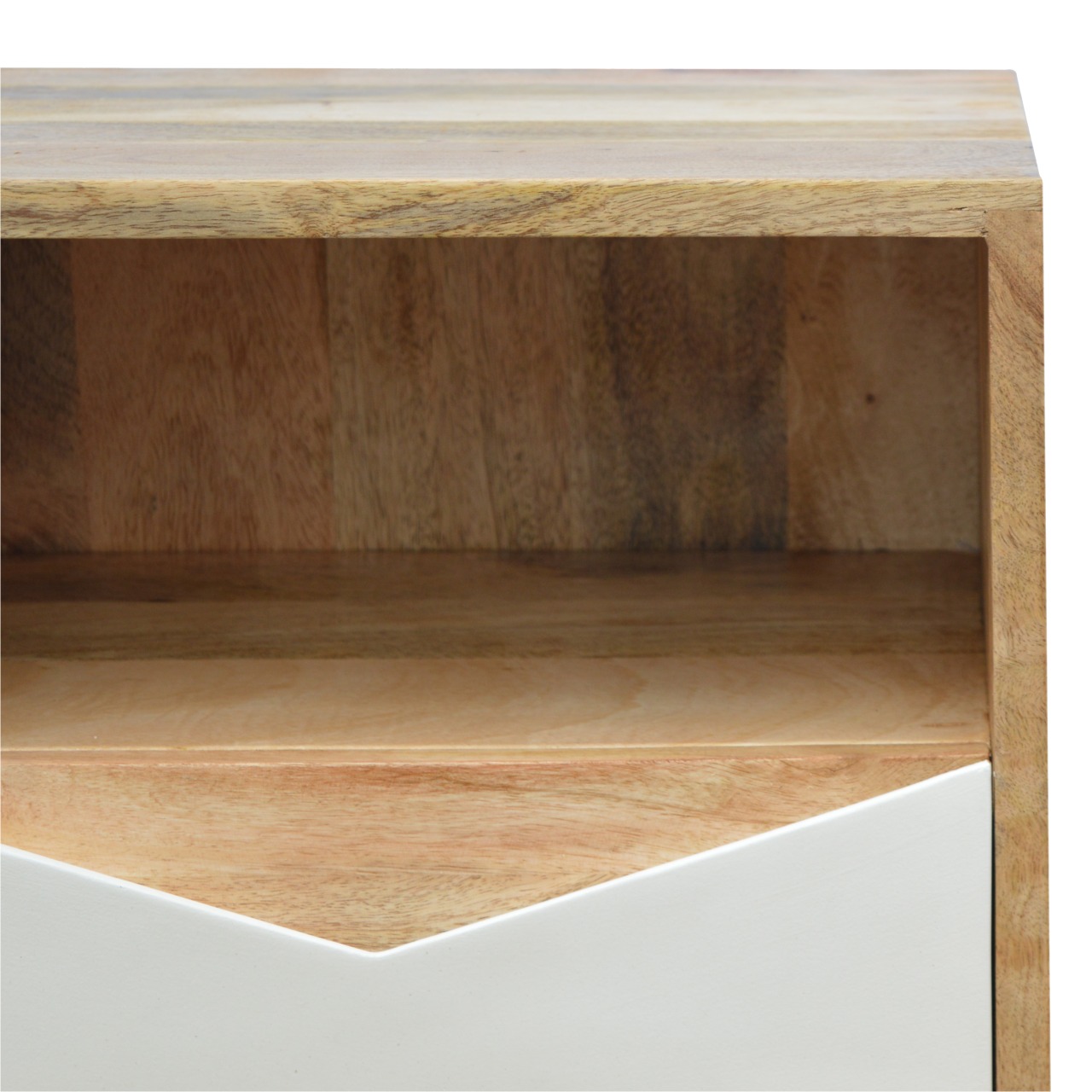 Artisan - Envelope Nightstand in White