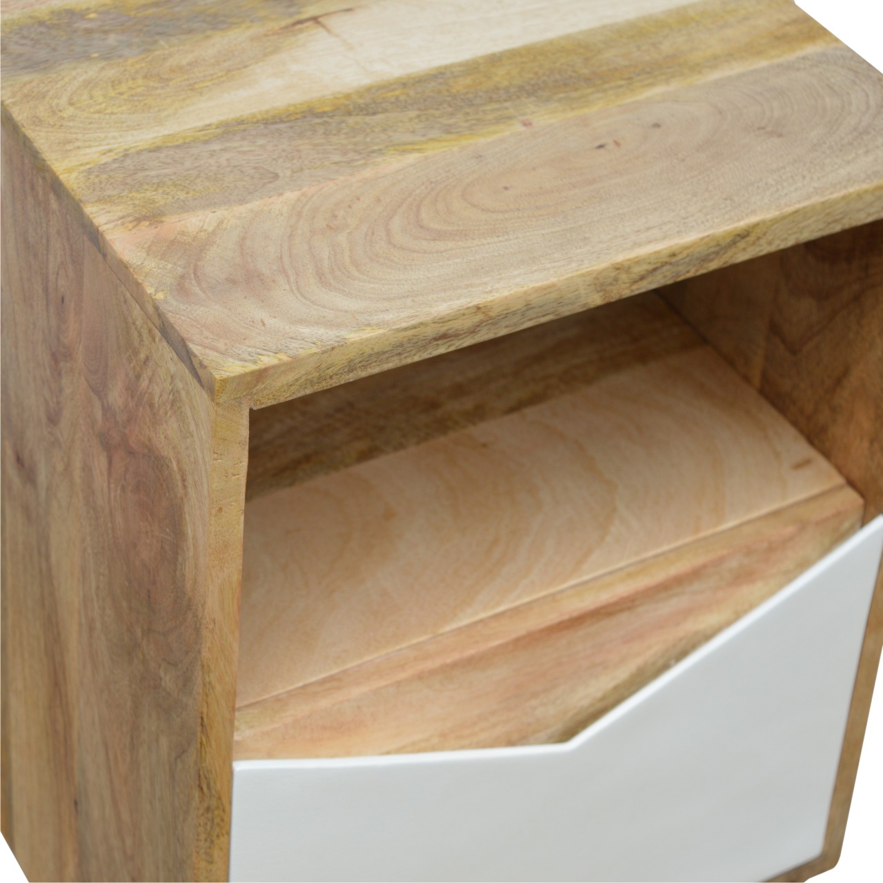 Artisan - Envelope Nightstand in White