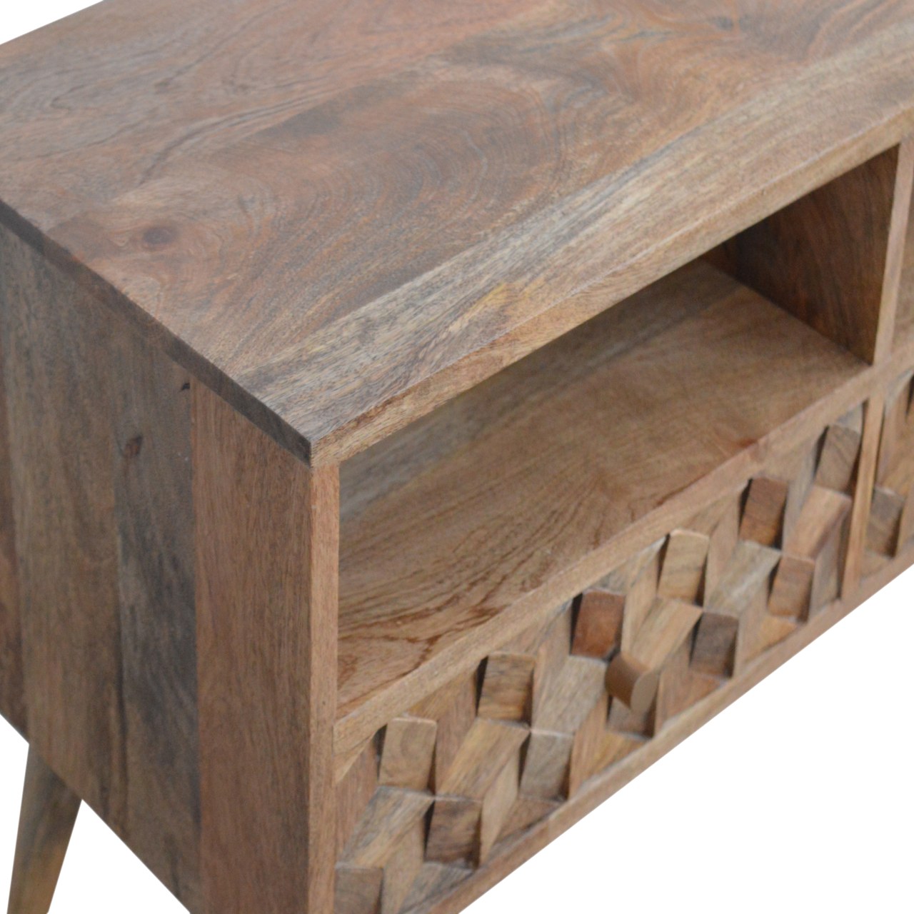 Artisan - Cube Carved TV Unit