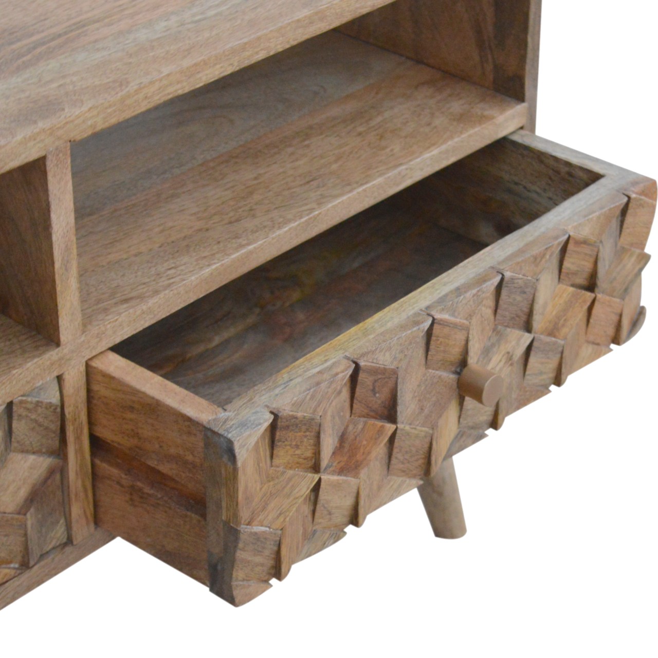 Artisan - Cube Carved TV Unit