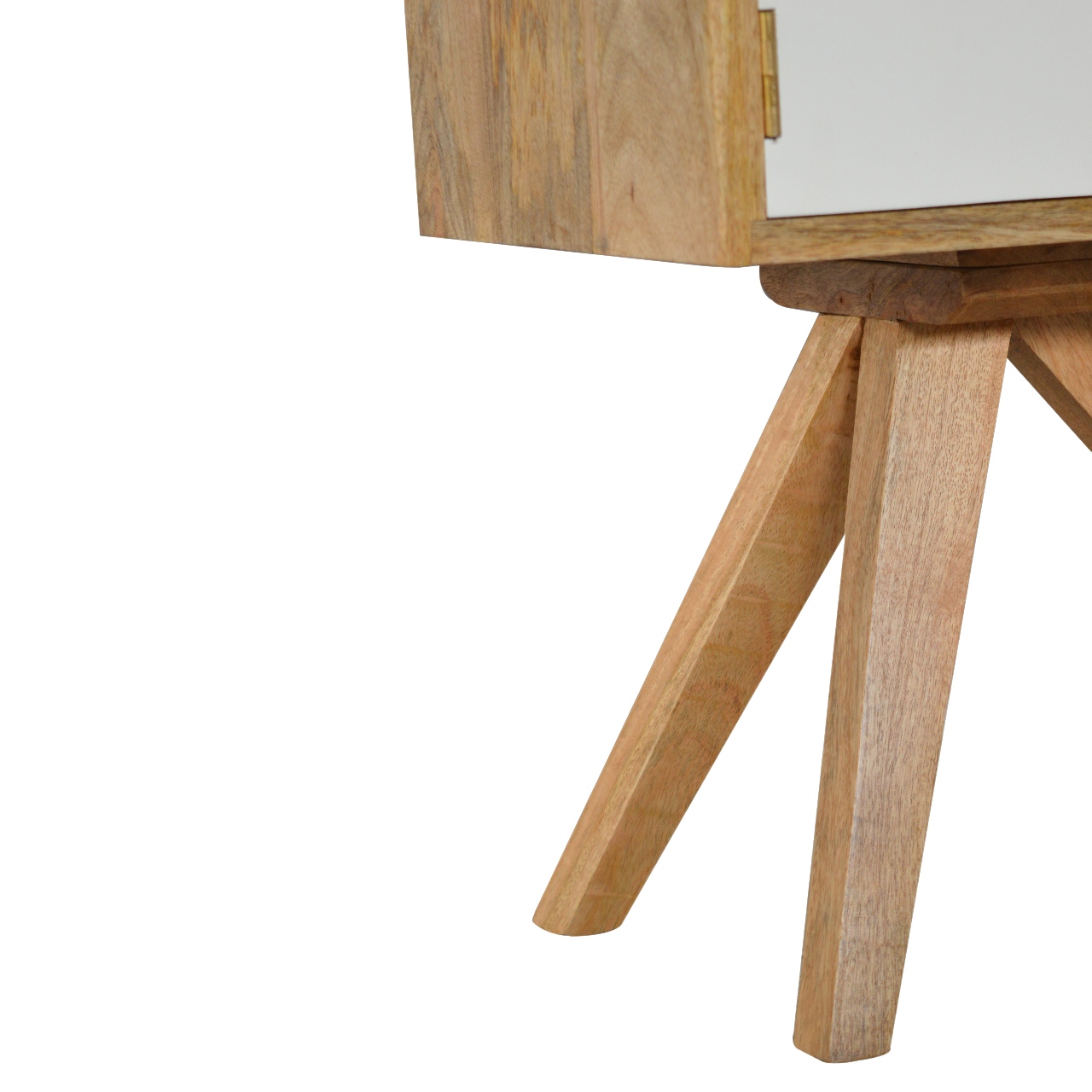 Artisan - Solid Wood Tripod Nightstand in Oak-Ish