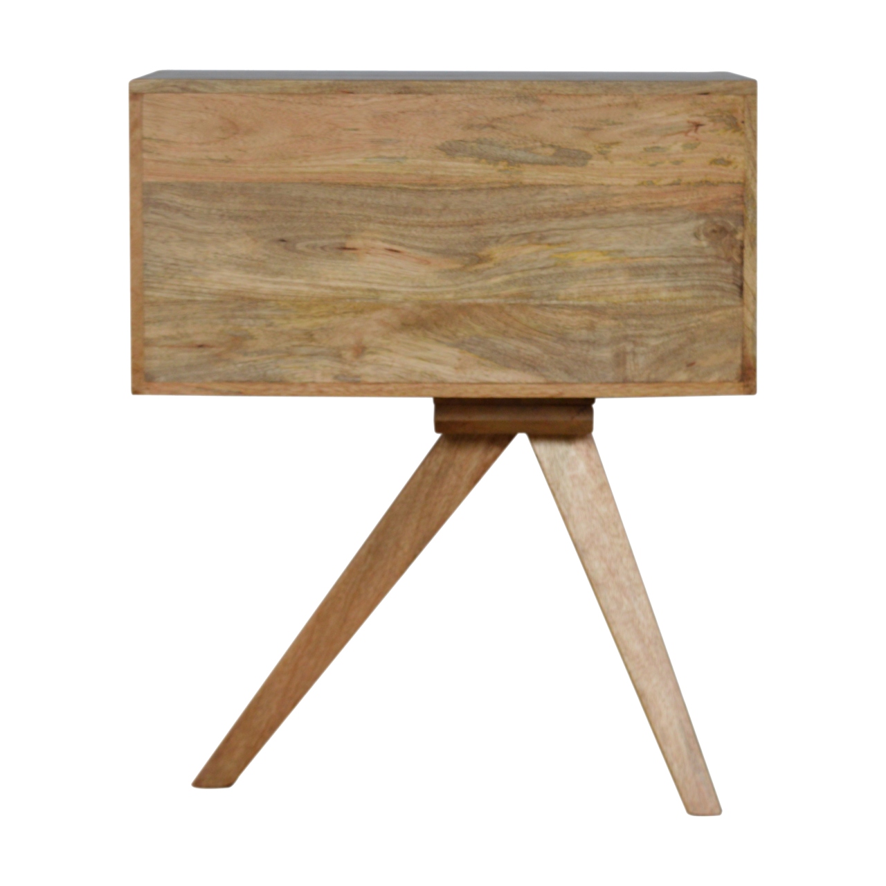 Artisan - Solid Wood Tripod Nightstand in Oak-Ish