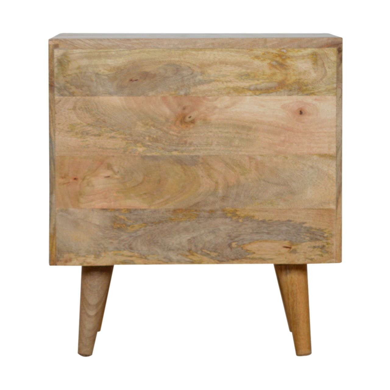 Artisan - Painted Cut-Out Nightstand in Gray