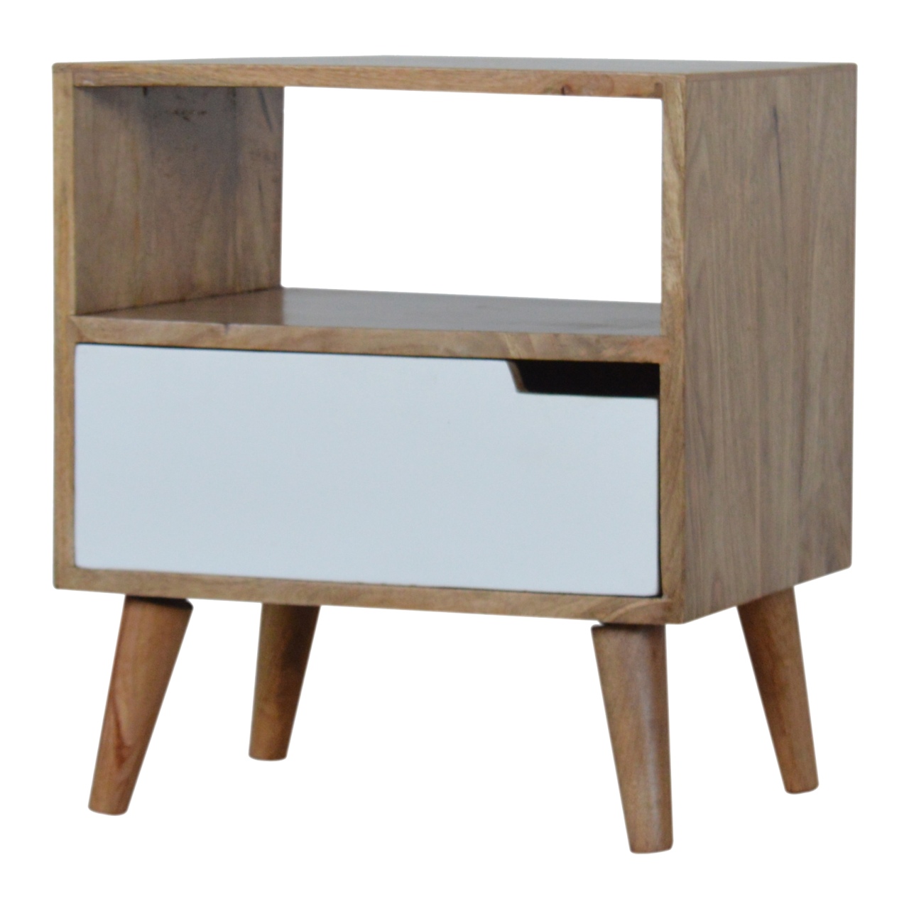 Artisan - Open Slot Painted Nightstand in White