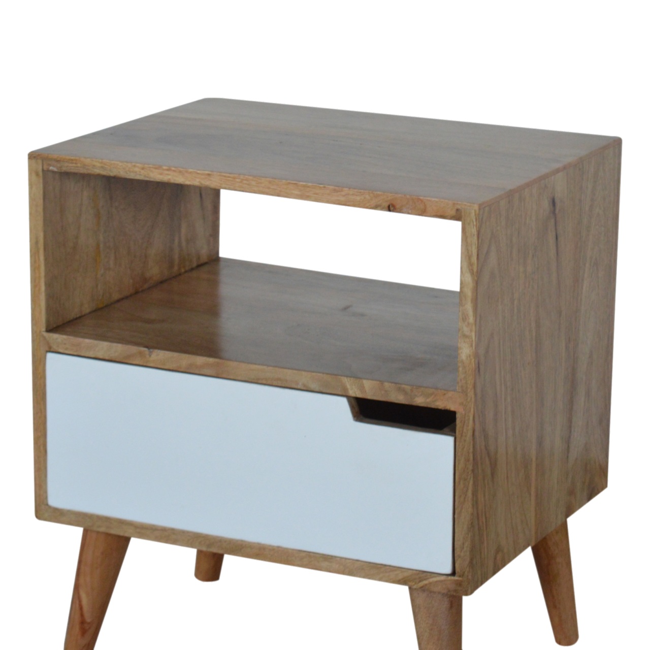 Artisan - Open Slot Painted Nightstand in White