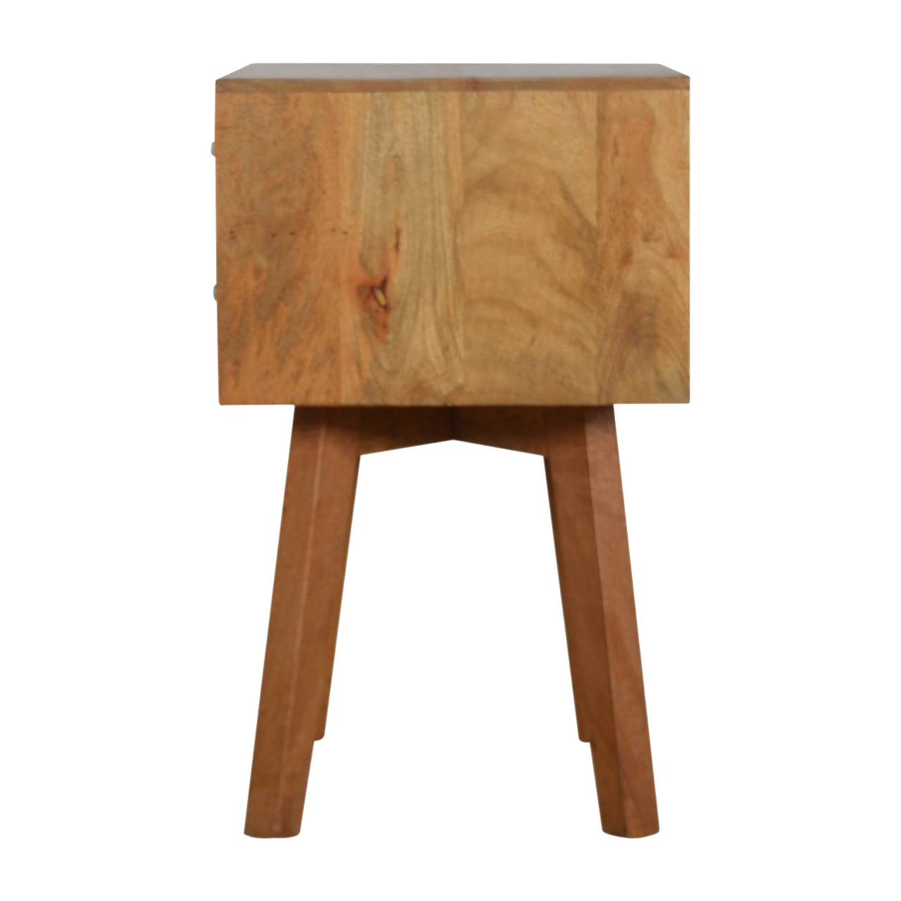 Artisan - Line Painted Nightstand in Gray