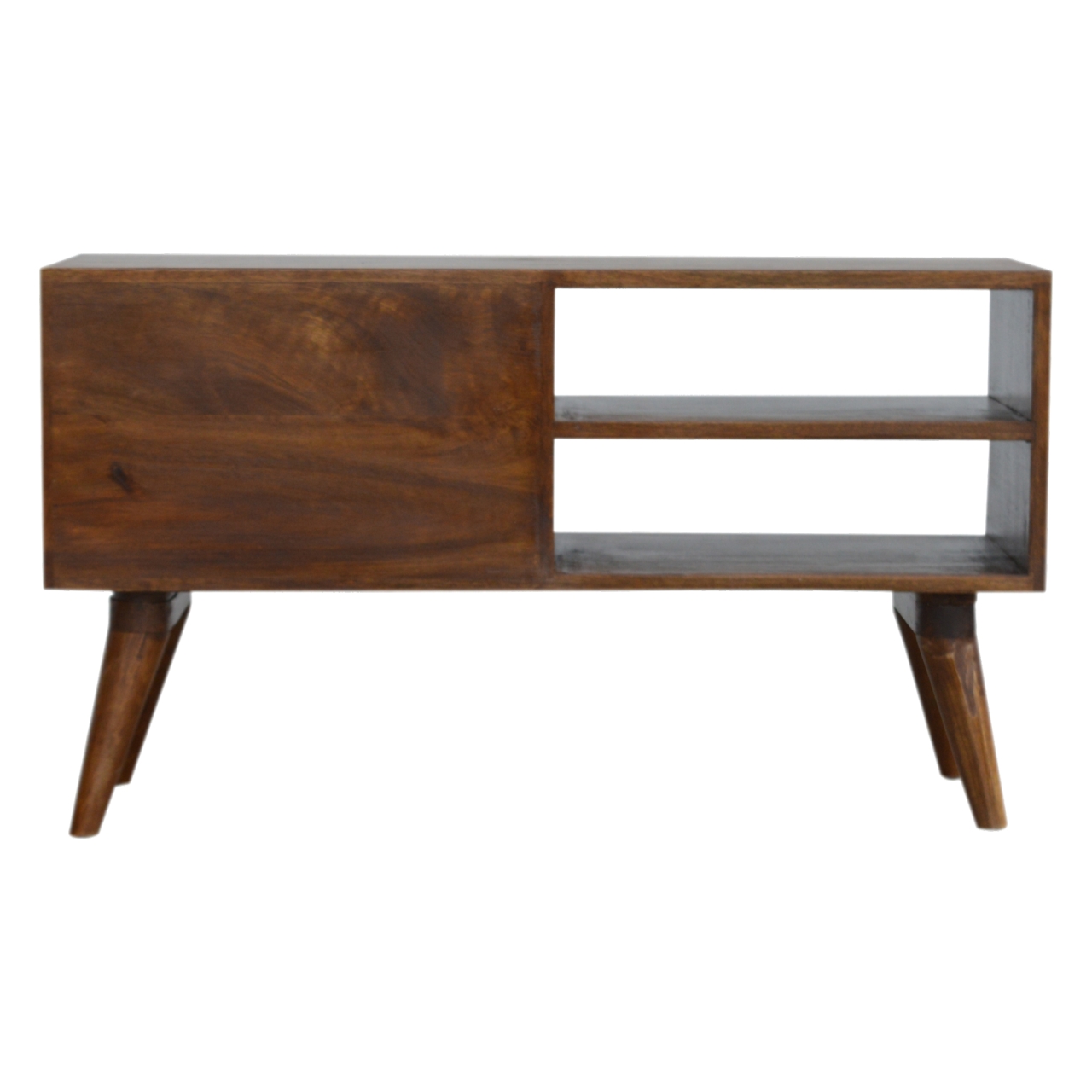 Artisan - Diamond Carve Media Unit in Chestnut