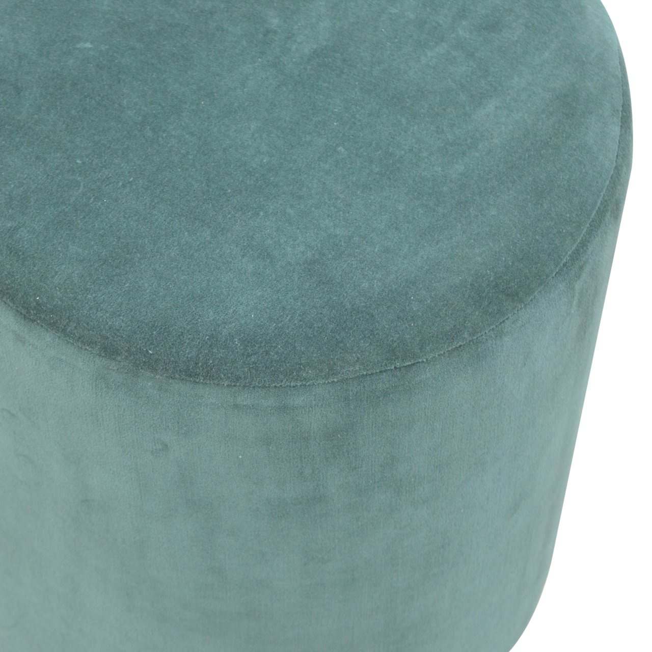 Artisan Large Footstool - Emerald Green, Velvet