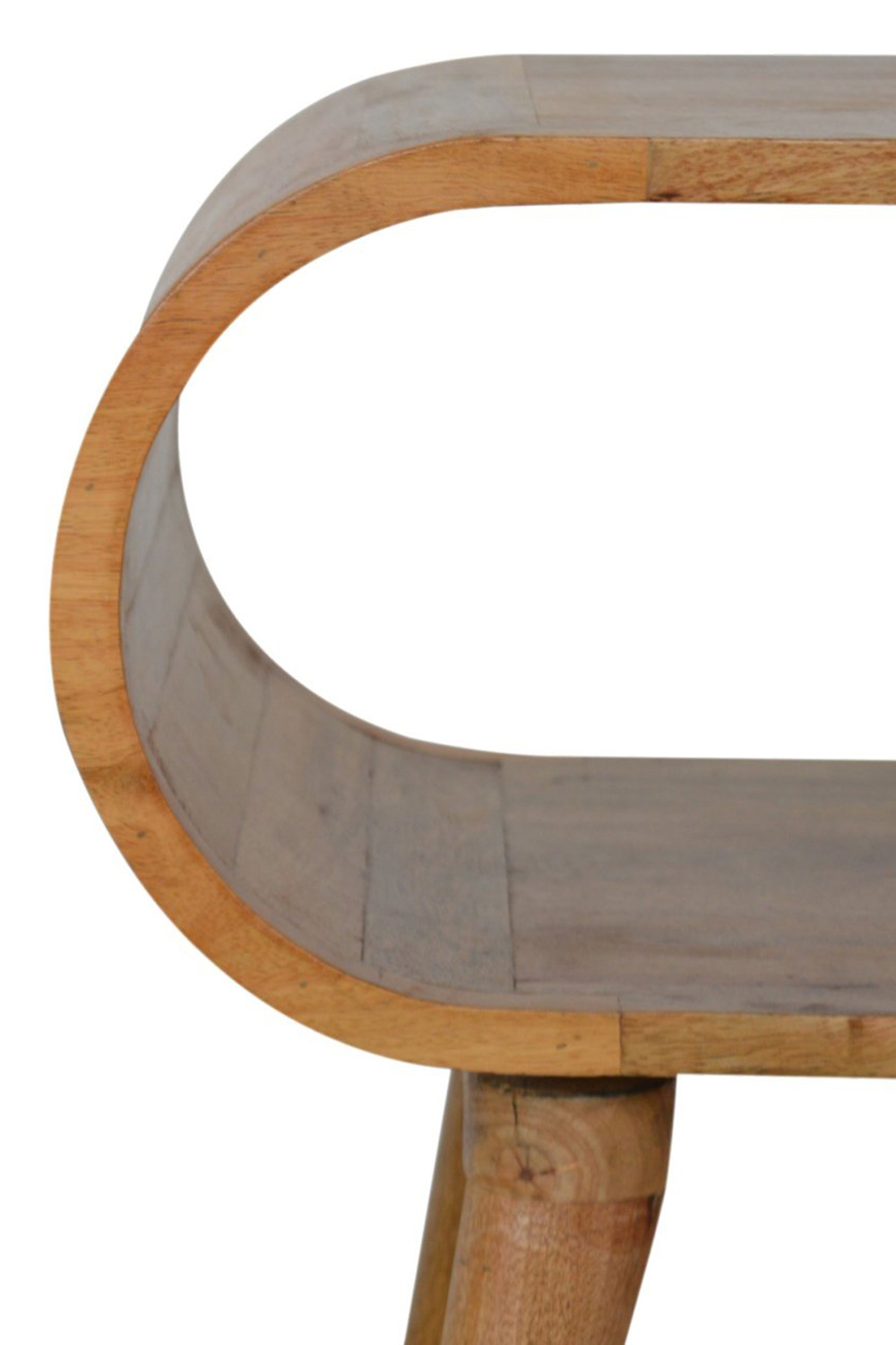 Artisan Circular Open Bedside - Oak-ish