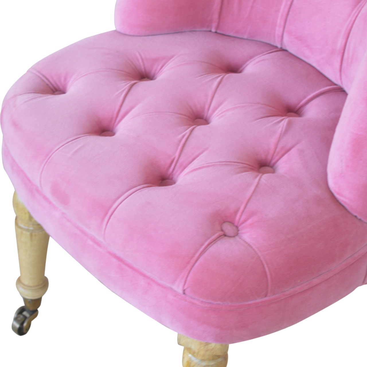 Artisan™ Accent Chair - Pink, Velvet