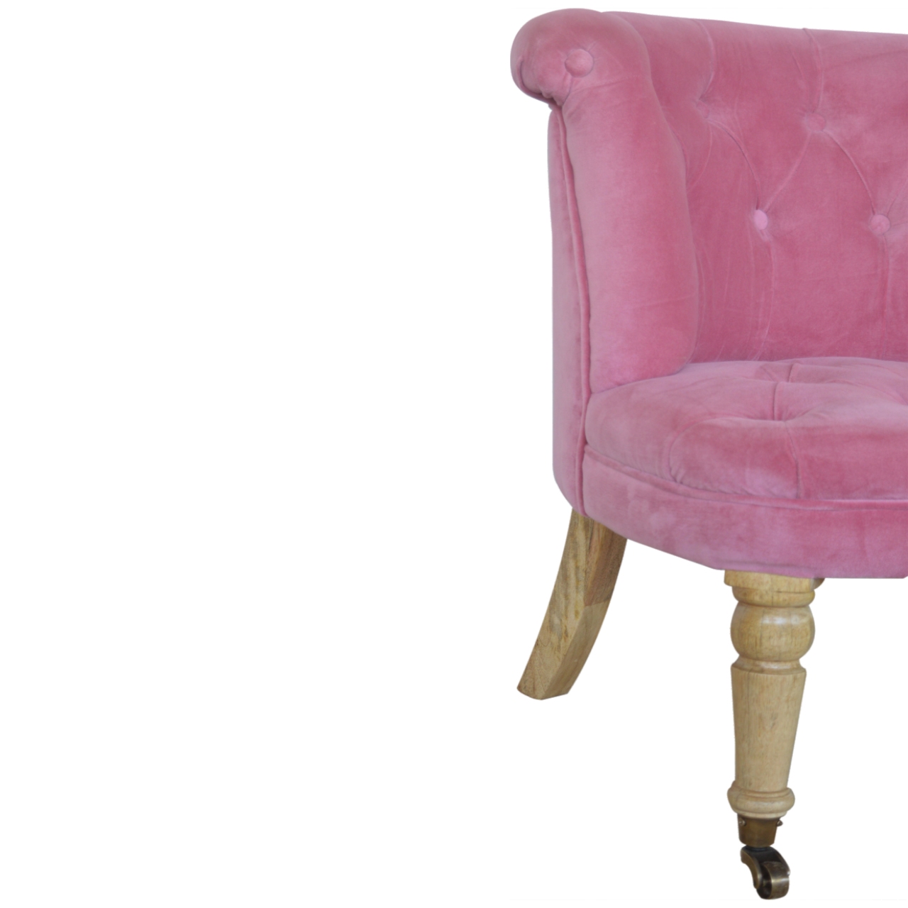 Artisan™ Accent Chair - Pink, Velvet