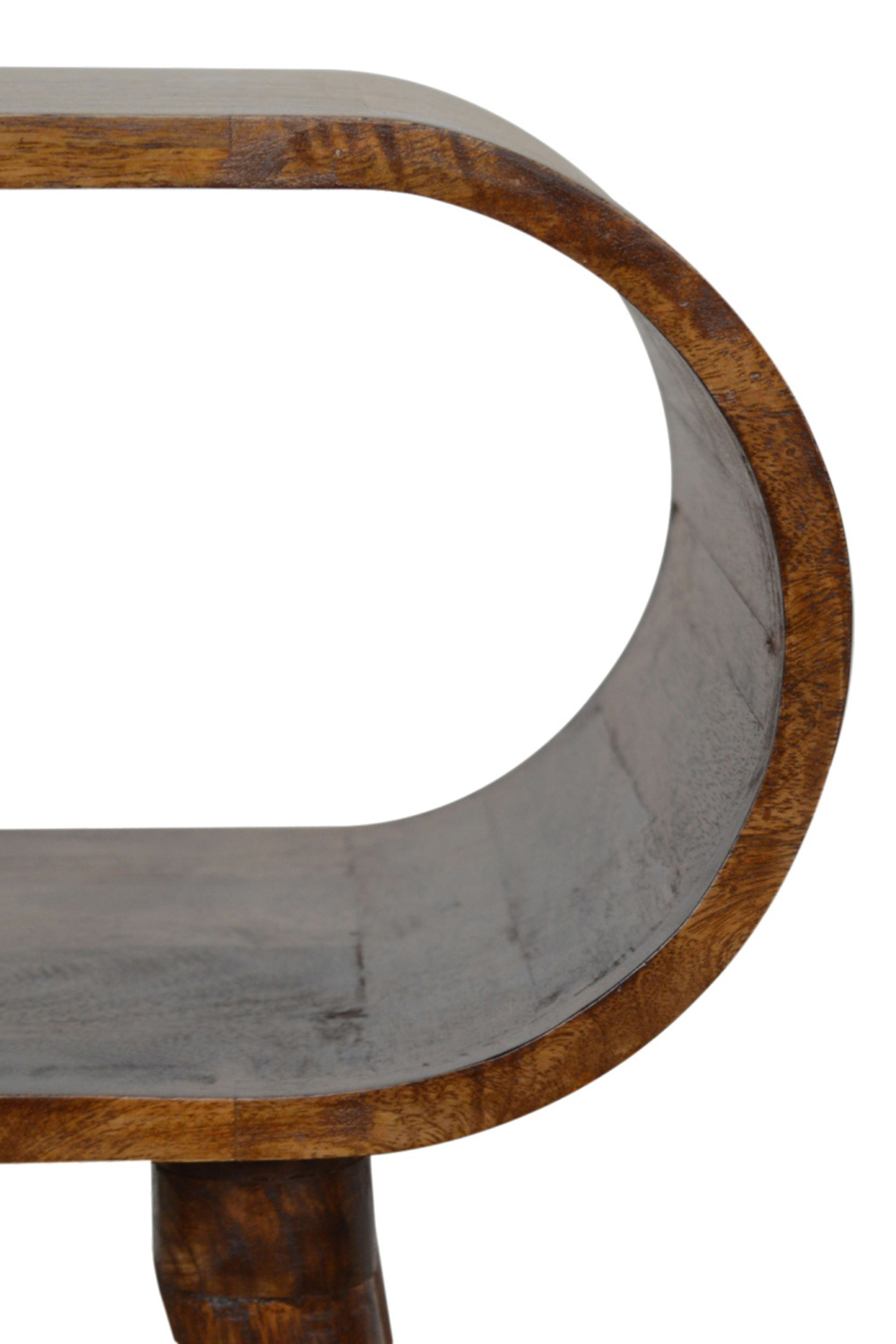 Artisan Circular Open Bedside - Chestnut