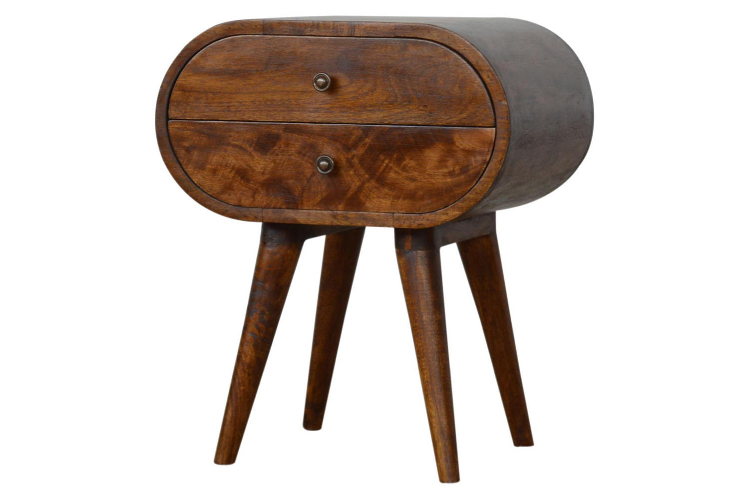 Artisan Circular Bedside - Chestnut