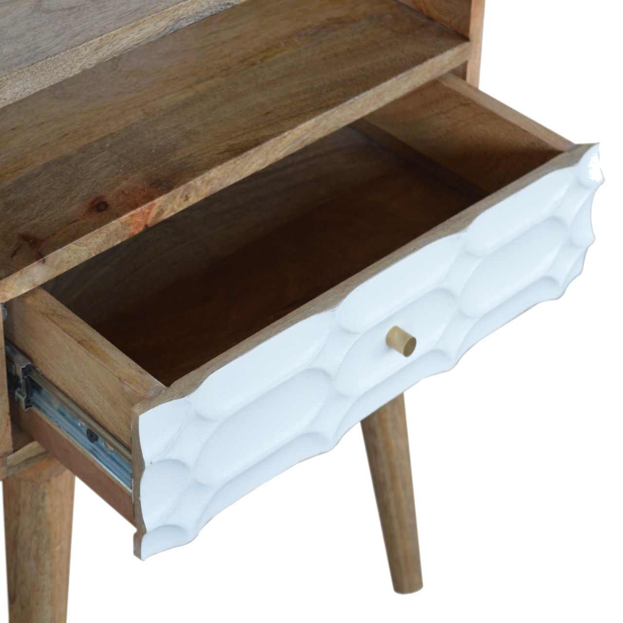 Artisan - Capsule Nightstand with Open Slot