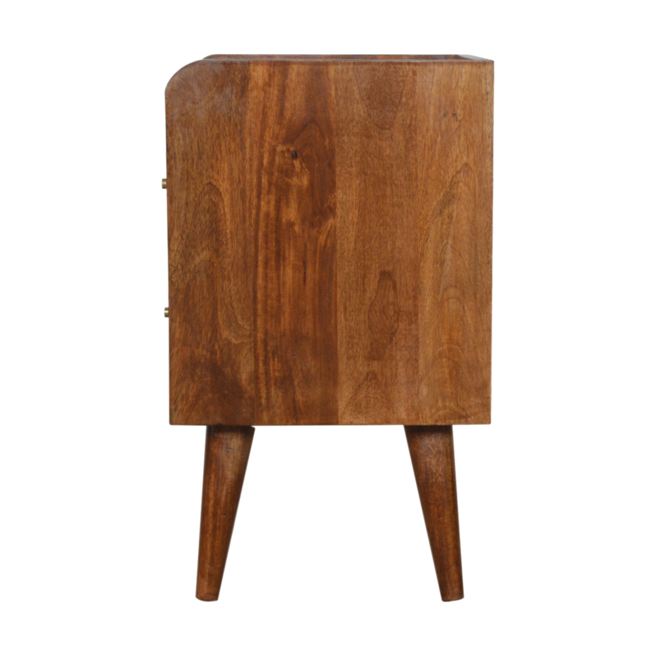 Artisan - Inlay Abstract Nightstand in Chestnut