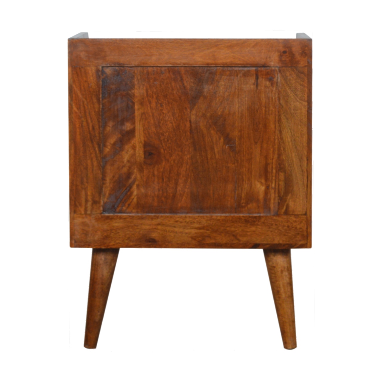 Artisan - Inlay Abstract Nightstand in Chestnut