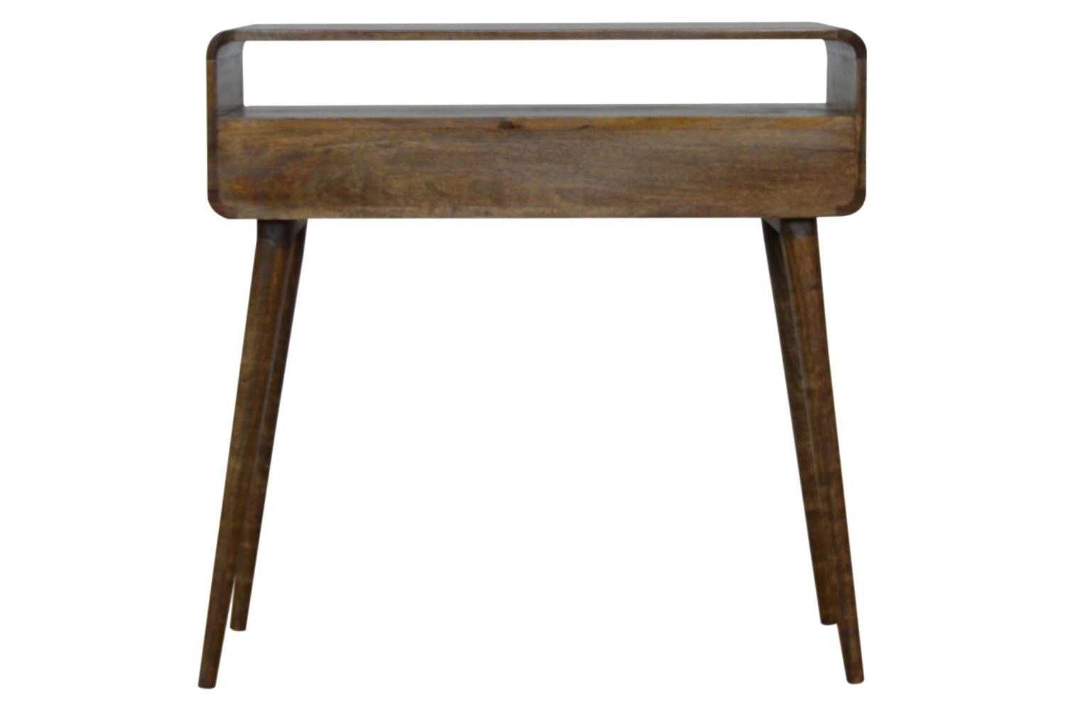 Artisan Curved Console Table - Gray Washed