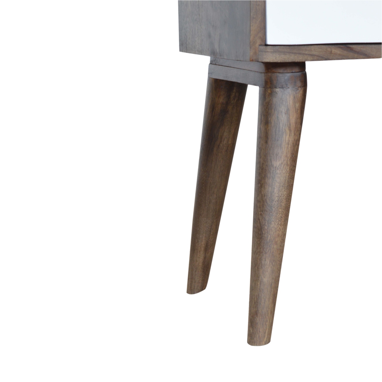 Artisan - Painted Nightstand in Walnut/White