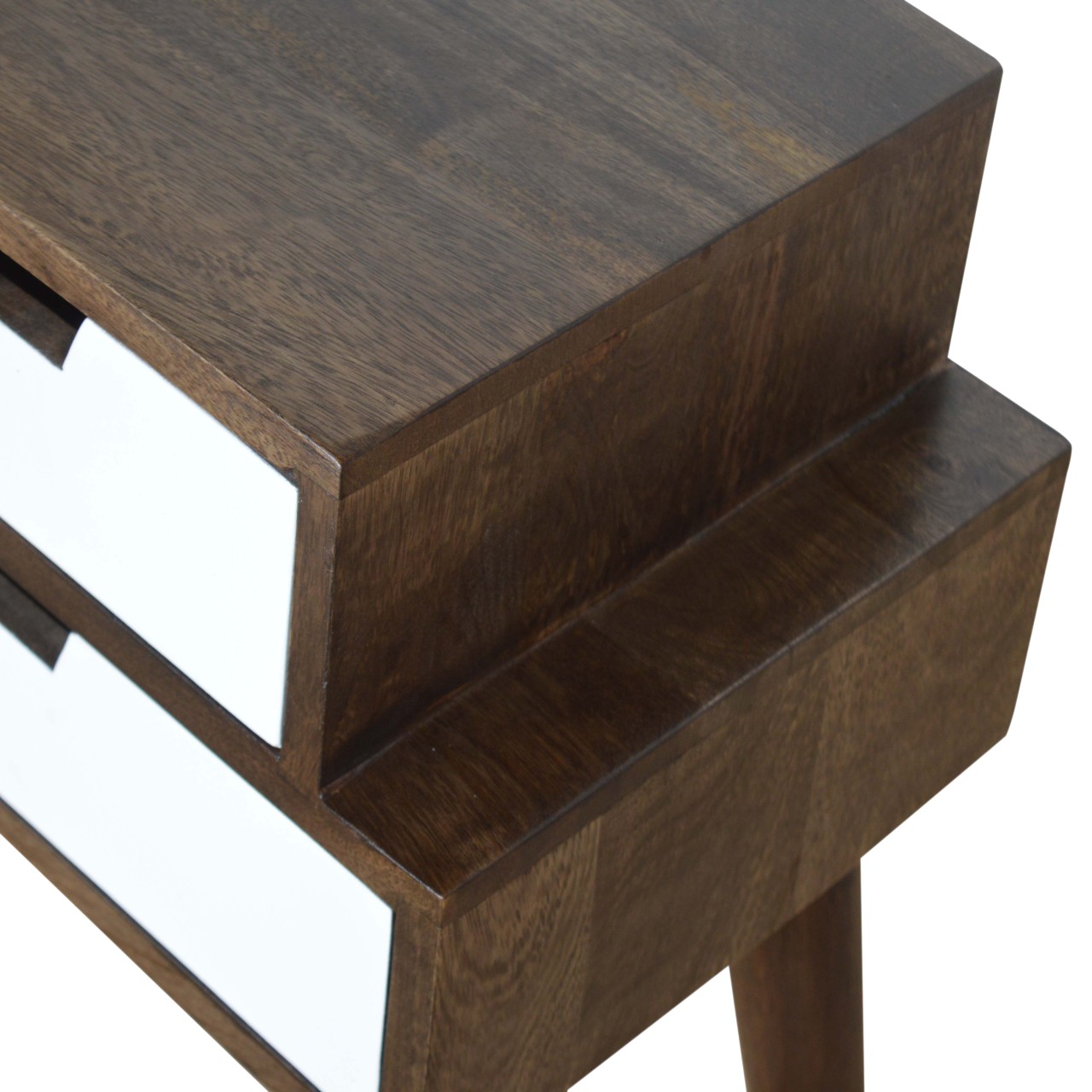 Artisan - Painted Nightstand in Walnut/White