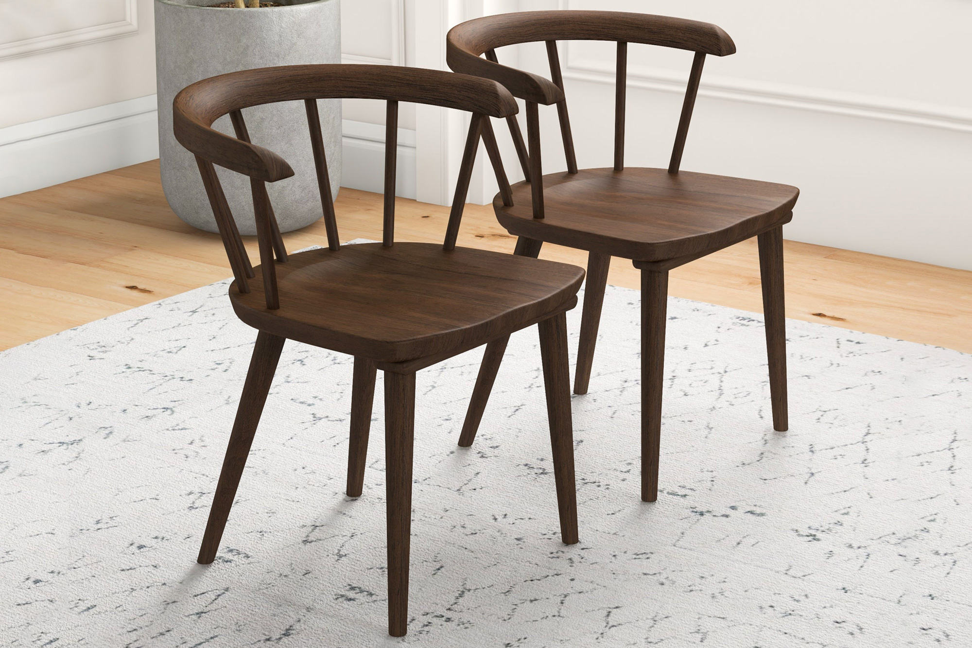 Ashcroft - Kingsley Dining Chair (Set Of 2) in Brown