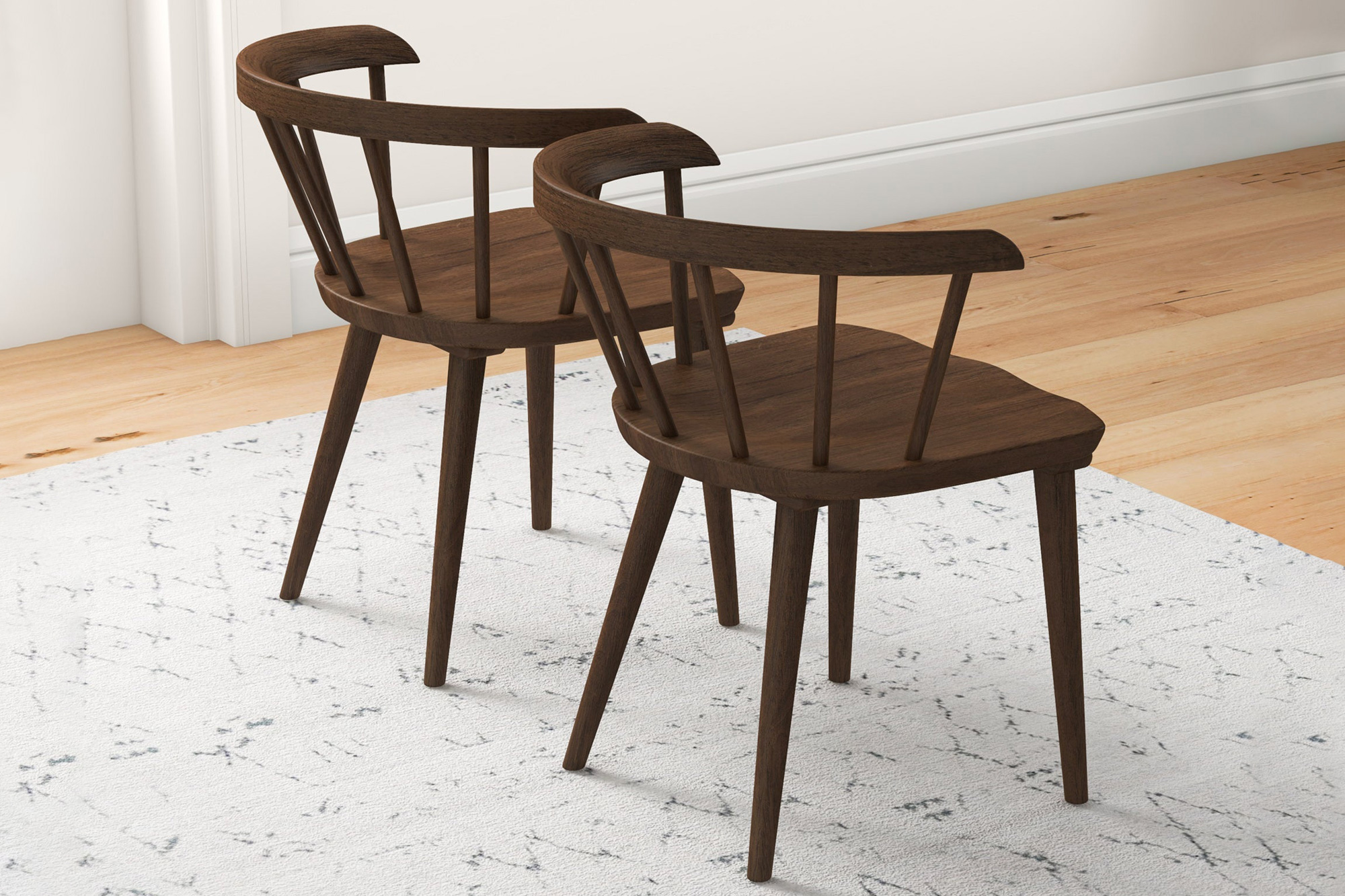 Ashcroft - Kingsley Dining Chair (Set Of 2) in Brown