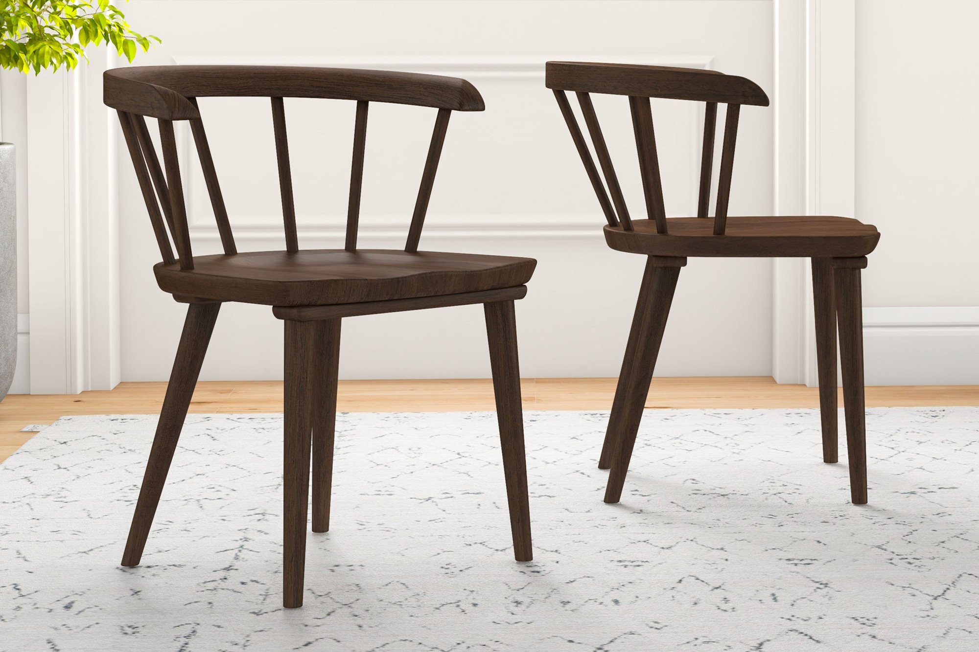 Ashcroft - Kingsley Dining Chair (Set Of 2) in Brown