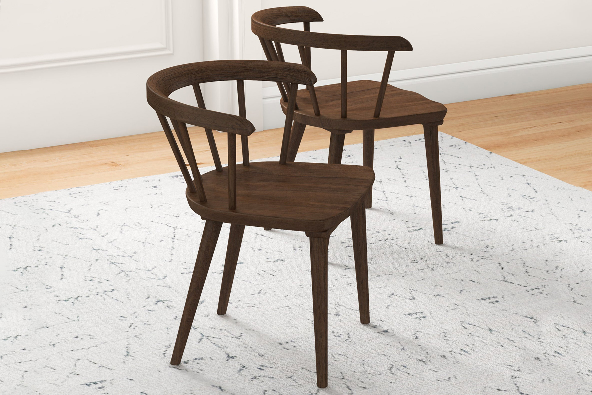 Ashcroft - Kingsley Dining Chair (Set Of 2) in Brown