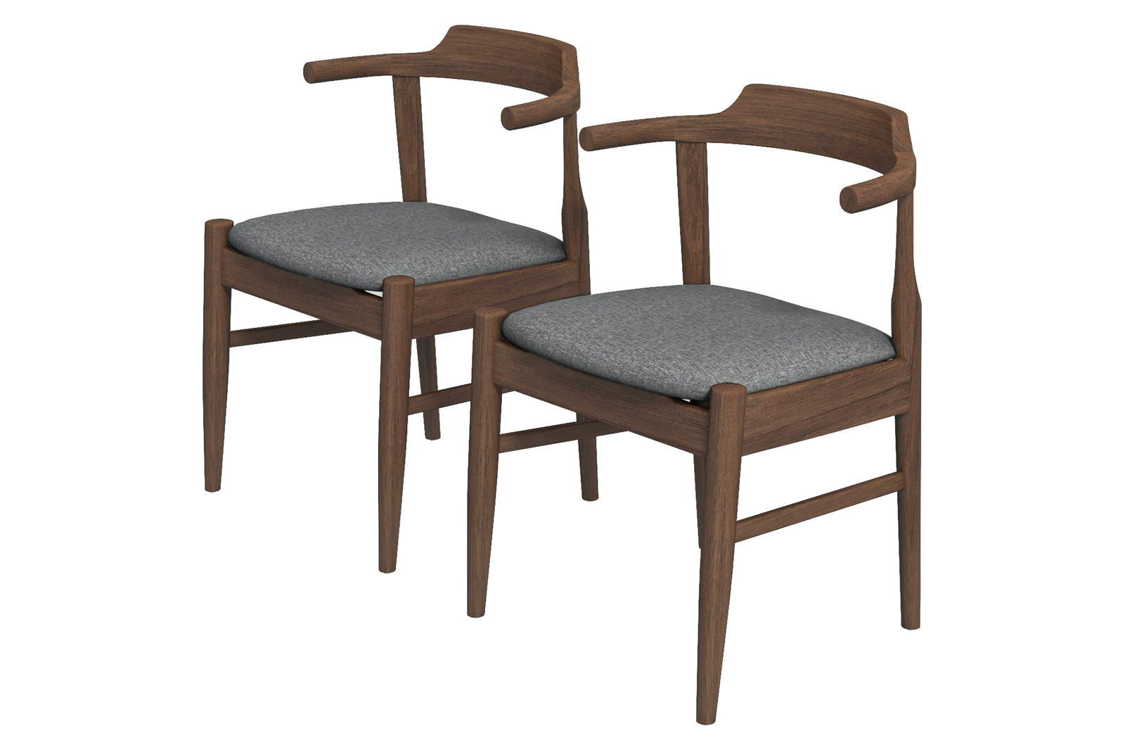 Ashcroft Daisy Dining Chair (Set Of 2) - Gray