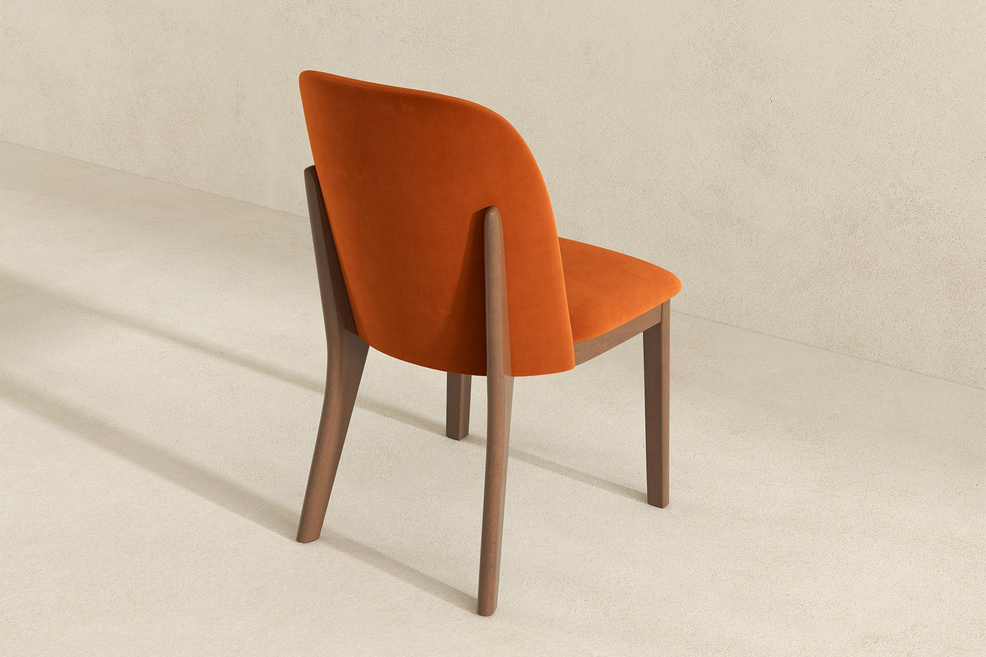 Ashcroft Kaitlyn Velvet Dining Chair (Set Of 2) - Burnt Orange